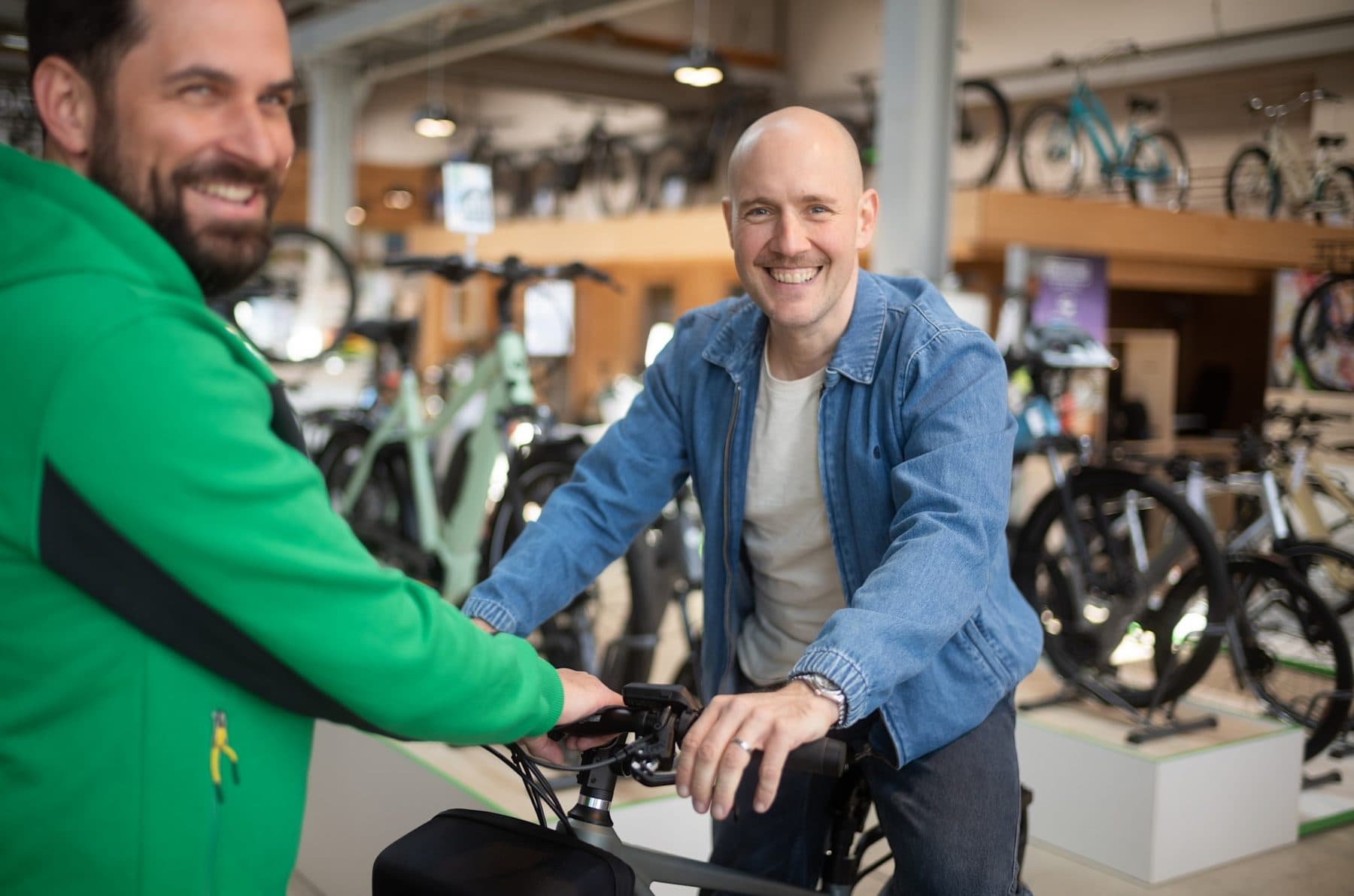 Probefahrt im e-motion Shop